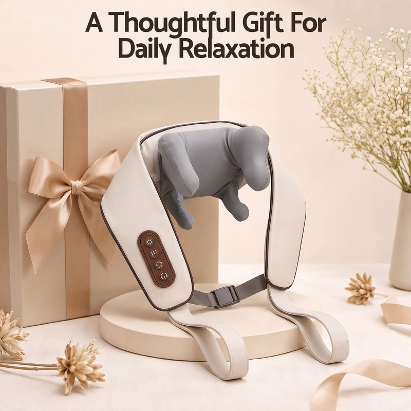 💪 Danoz MassageSmart | Livemor Cordless Wearable Neck & Shoulder Massager | 3D Kneading | Heat | 3 Modes | Hands-Free | USB-C | 1 Year Warranty ✨