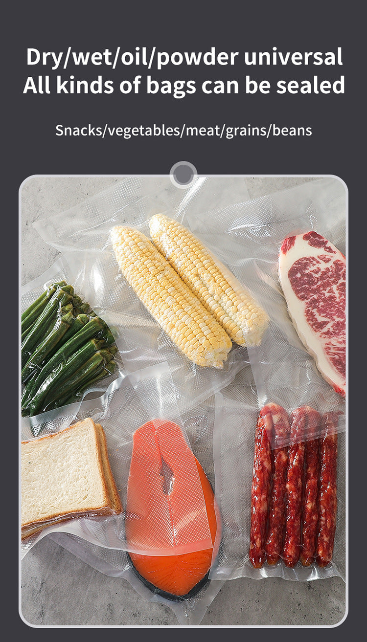 🍽️ Danoz KitchenSmart | HOMEFISH Mini Wireless Vacuum Sealer | Portable | LED Display | 3 Sealing Modes | 60kPa | Food & Bag Sealing | Green & Off White ✨