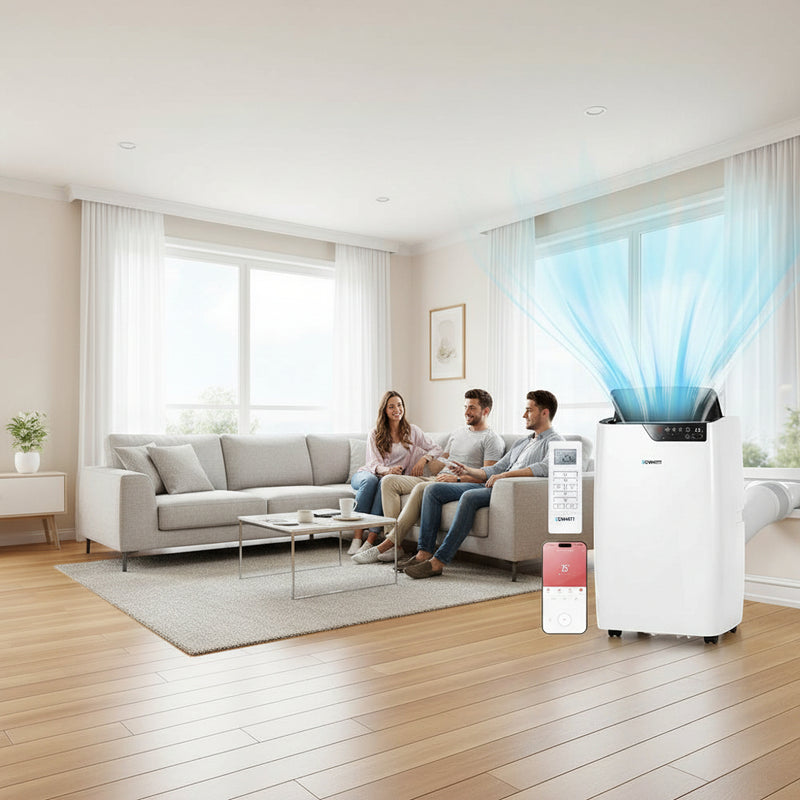 Danoz Aircon - Devanti Portable Air Conditioner Dehumidifier Fan 12000BTU