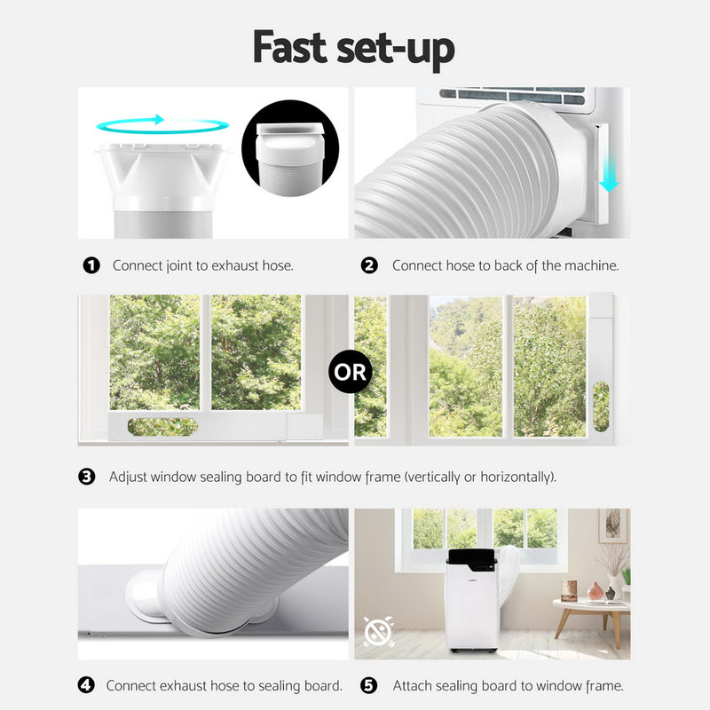 Danoz Aircon - Devanti Portable Air Conditioner Dehumidifier Fan 12000BTU