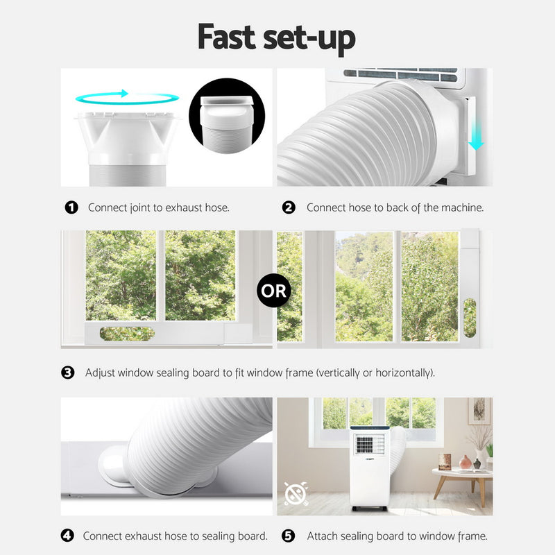 Danoz Aircon - 3-in-1 Devanti Portable Air Conditioner Dehumidifier Fan 7000BTU