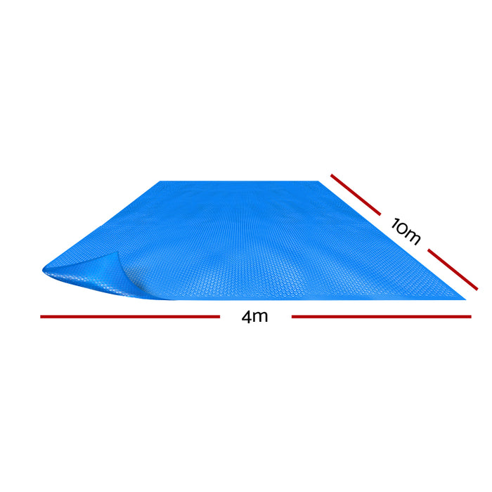 Danoz Pools 🏊 Aquabuddy Pool Cover 500 Micron 10x4m Swimming Pool Solar Blanket Blue