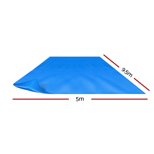 Aquabuddy Pool Cover 500 Micron 9.5x5m Swimming Pool Solar Blanket Blue
