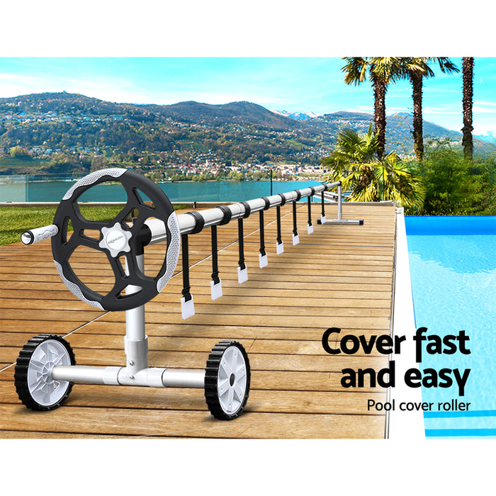 Danoz Pools 🏊 Aquabuddy Pool Cover Roller 5.5m Adjustable Swimming Pool Solar Blanket Reel