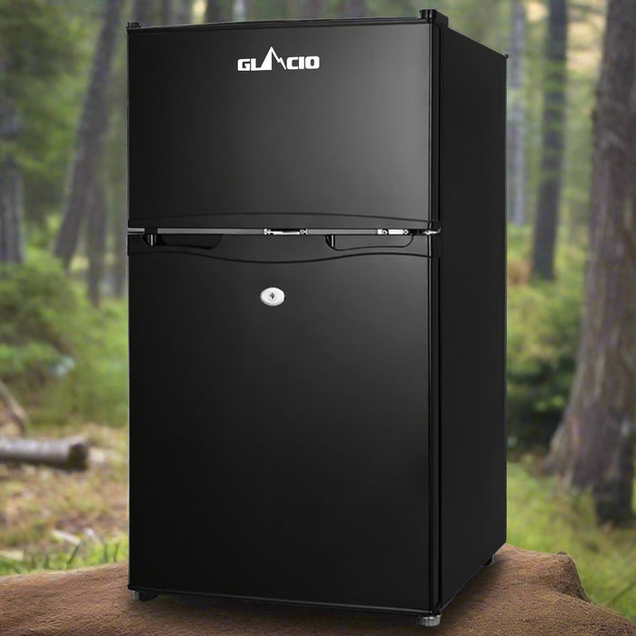 Experience the freedom with Danoz Direct Glacio 90L Portable Fridge Freezer. Perfect for camping and caravan trips