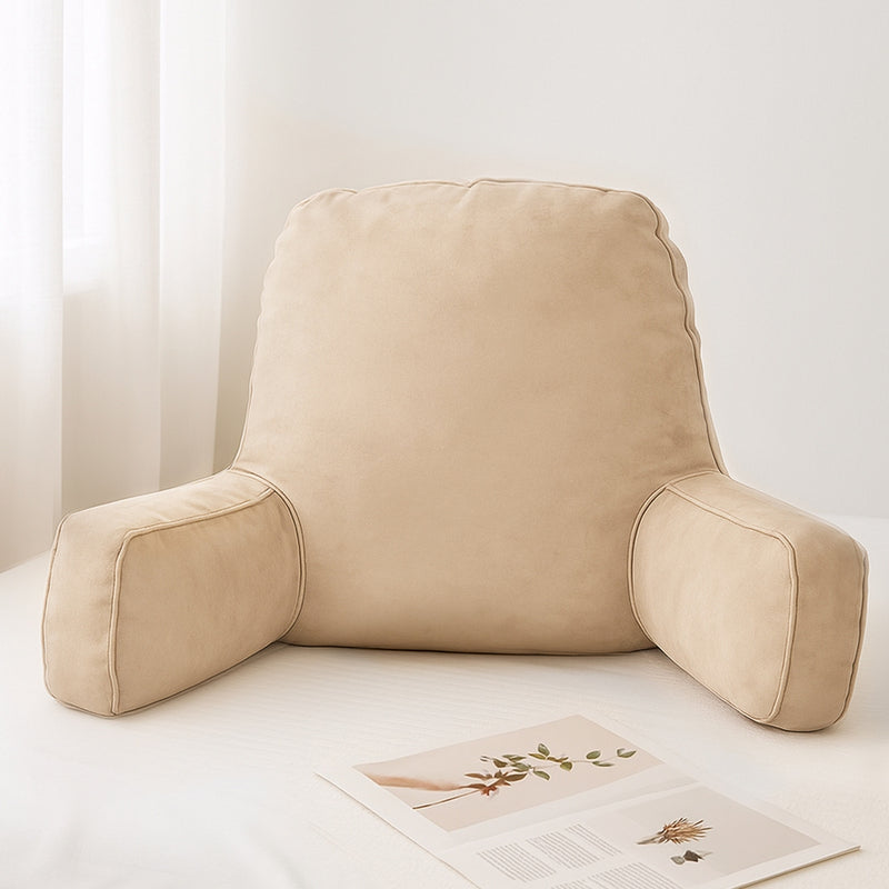 Danoz PillowSmart - Giselle Reading Pillow Back Rest Lumbar Support Cushion Oatmeal - Free Postage!