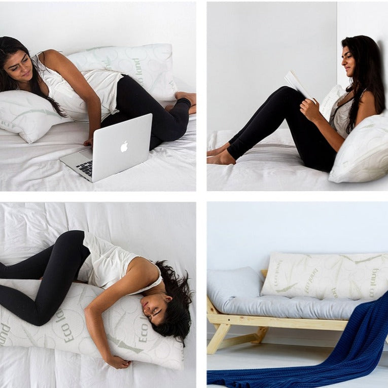 Danoz Direct - Super Long - Giselle Bedding Body Support Pillow with Bamboo Cover