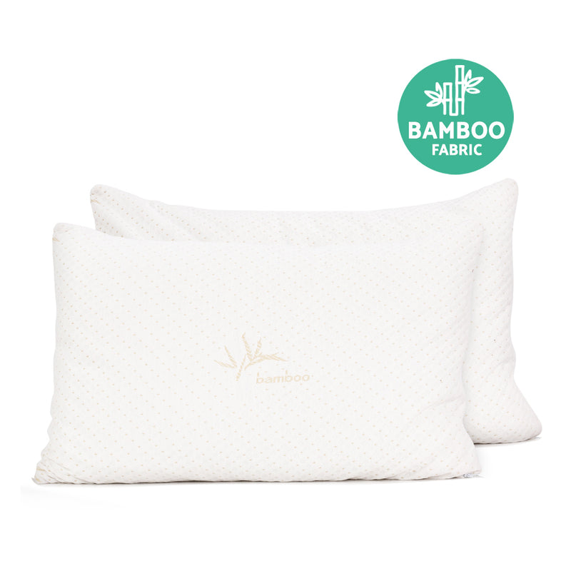 Danoz Direct - Giselle Bedding Memory Foam Pillow with Bamboo Cover - Buy 1 Get 1 Free