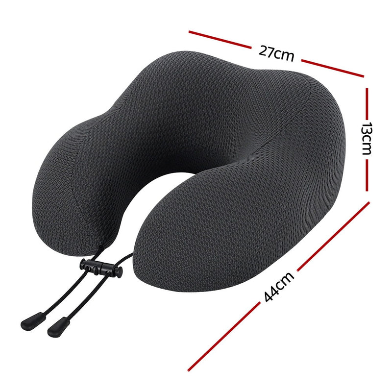Danoz TravelSmart - Giselle Neck Pillow U-Shape Support Memory Foam Plane Car Cushion