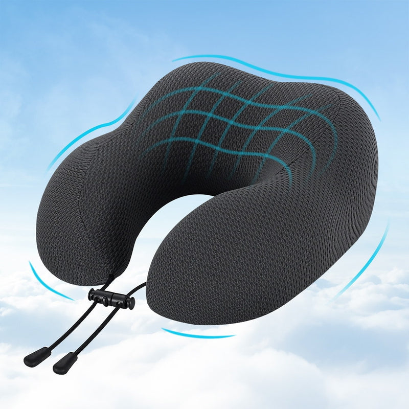 Danoz TravelSmart - Giselle Neck Pillow U-Shape Support Memory Foam Plane Car Cushion