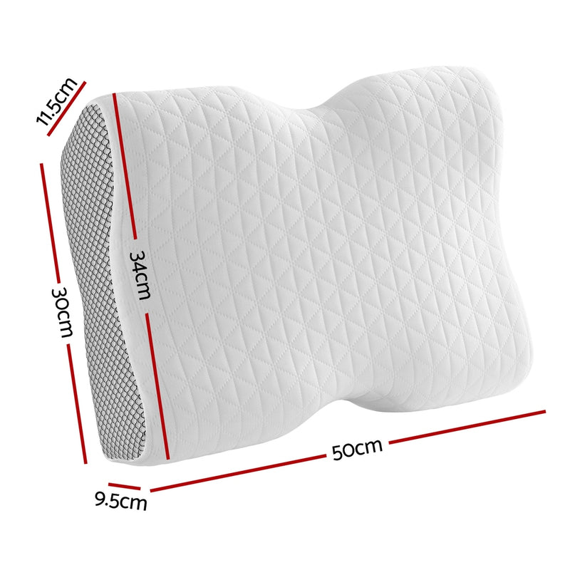 Danoz PillowSmart - Giselle Memory Foam Pillow Contour Neck support - Nice Price!