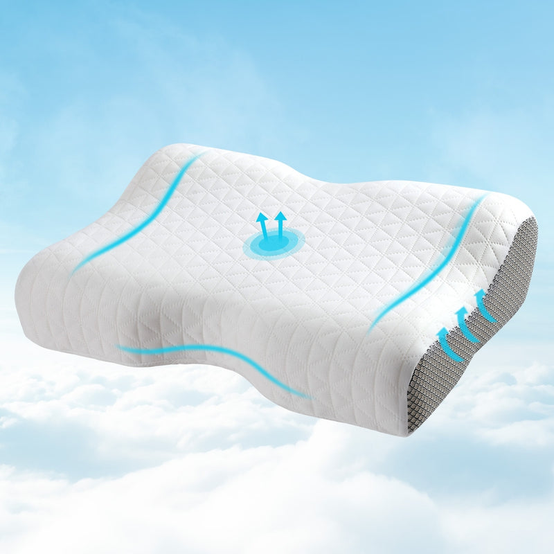 Danoz PillowSmart - Giselle Memory Foam Pillow Contour Neck support - Nice Price!