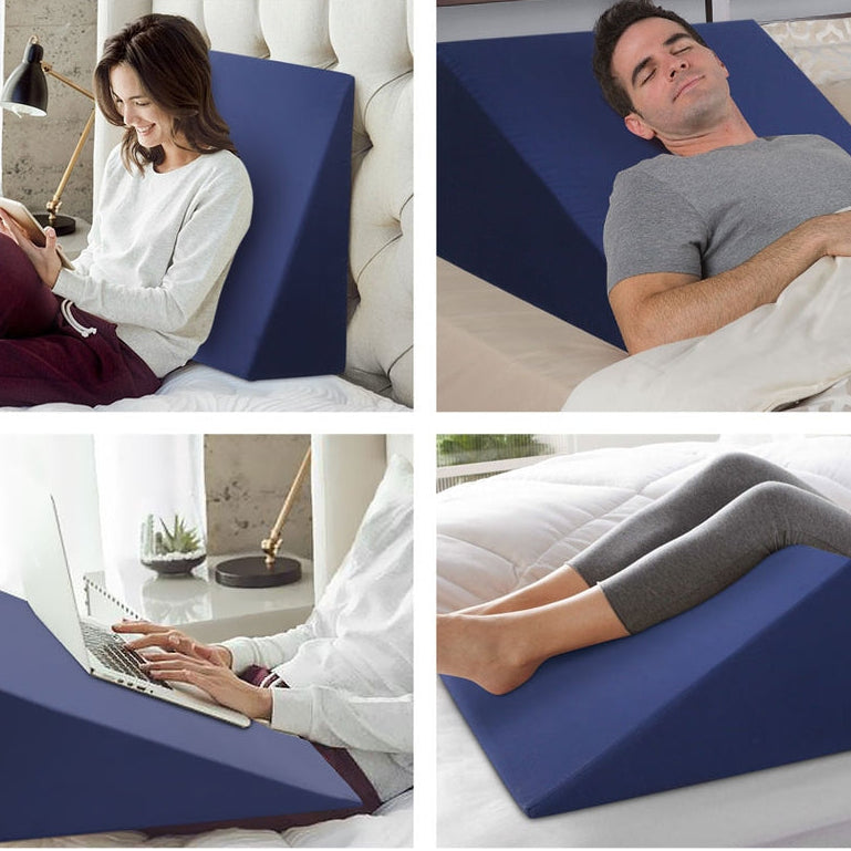 Danoz PillowSmart - Giselle Bedding Wedge Pillow Blue - Nice Price now On! - Free Postage