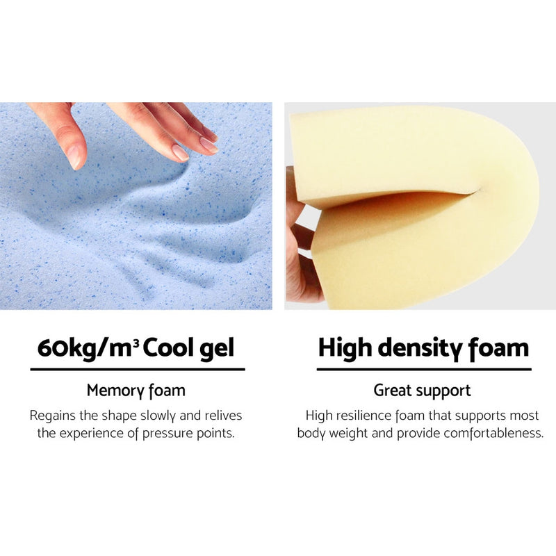 Danoz PillowSmart - Giselle Bedding Wedge Pillow Blue - Nice Price now On! - Free Postage