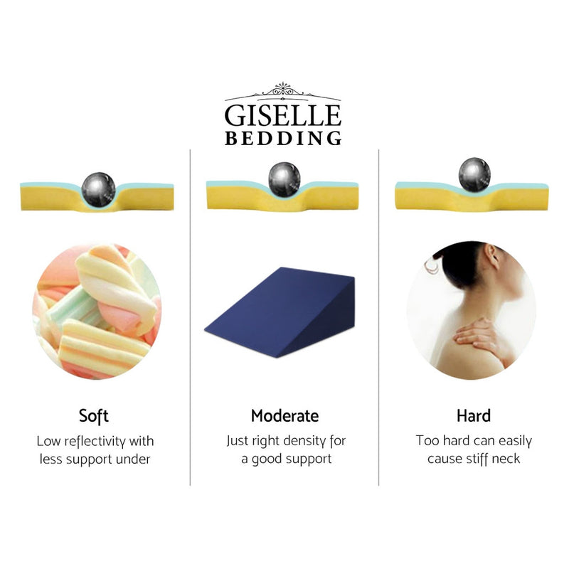 Danoz PillowSmart - Giselle Bedding Wedge Pillow Blue - Nice Price now On! - Free Postage