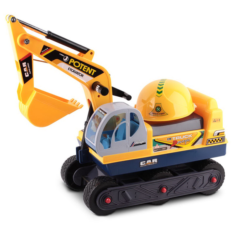 Danoz Kids - Keezi Ride On Car Toys Kids Excavator Digger Sandpit Bulldozer Car Pretend Play