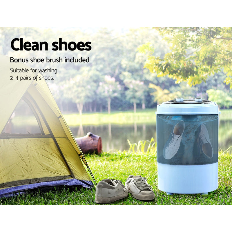 Danoz Cleaning - Devanti Portable Washing Machine 3KG Black