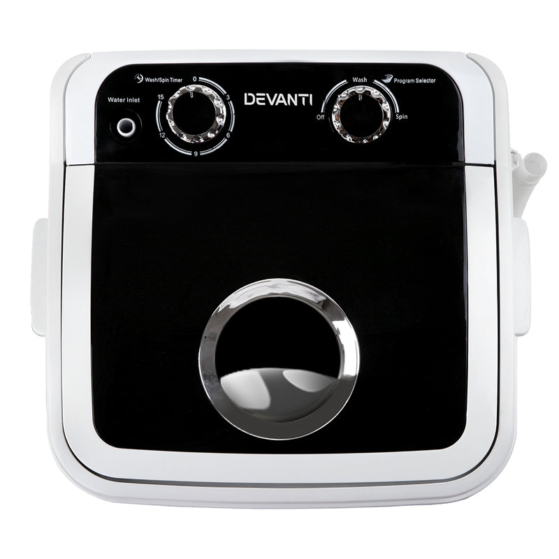 Danoz Cleaning - Devanti Portable Washing Machine 4.6KG White - Recommended Buy!