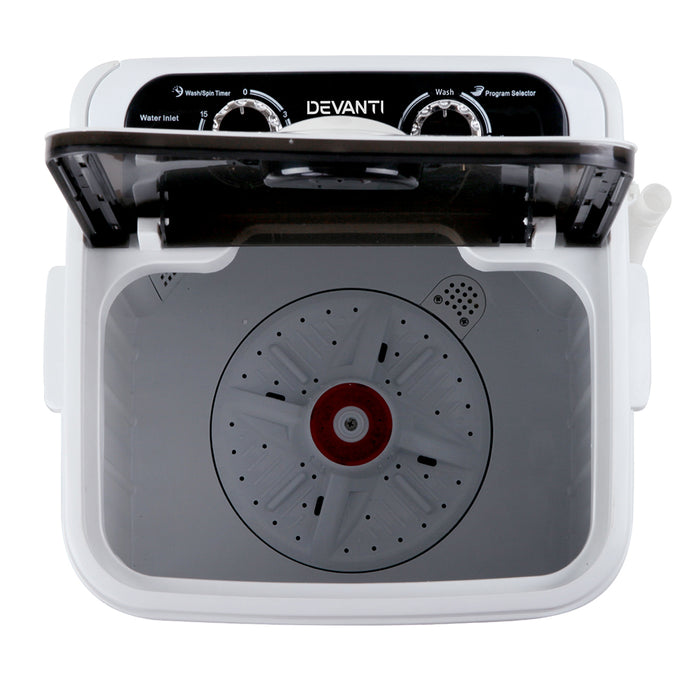 Danoz Cleaning - Devanti Portable Washing Machine 4.6KG White - Recommended Buy!