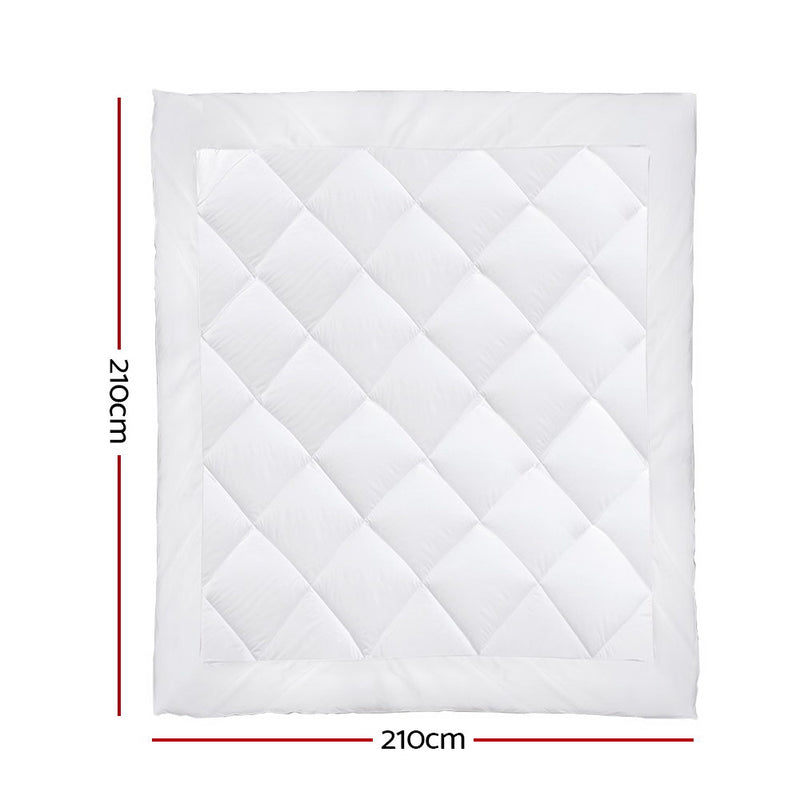 Danoz SleepSmart - Giselle Bedding 800GSM Microfibre Bamboo Quilt Queen