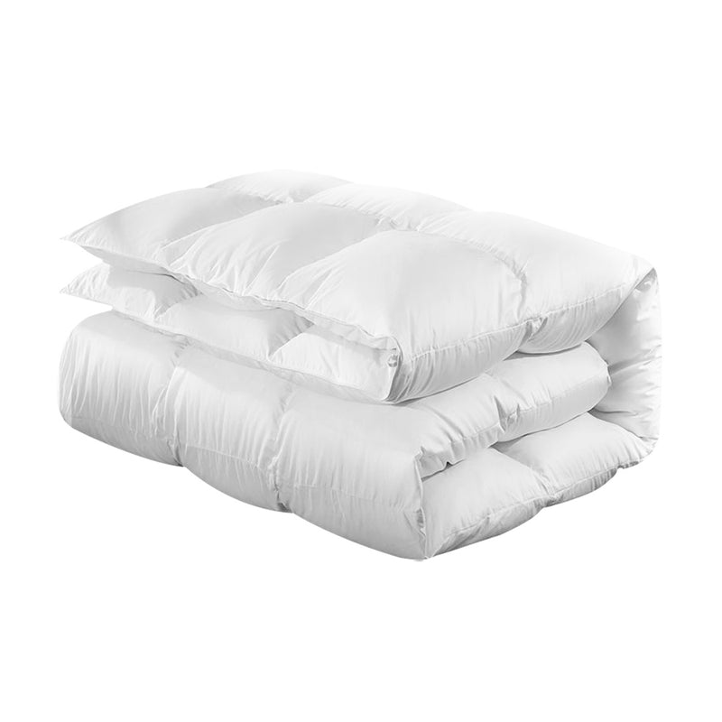 Danoz SleepSmart -Giselle Bedding 800GSM Goose Down Feather Quilt - King size - Free postage!