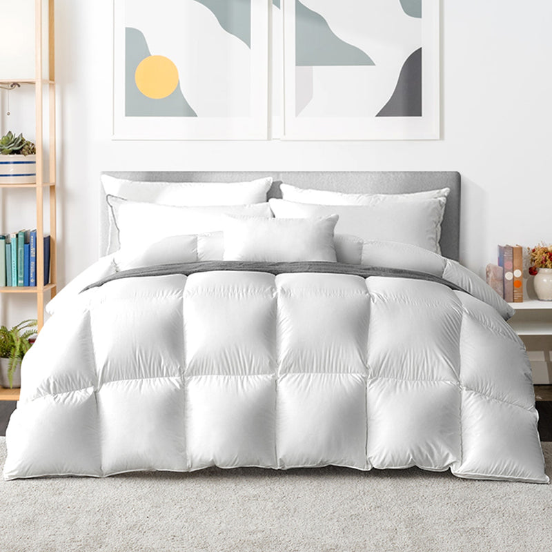 Danoz SleepSmart -Giselle Bedding 800GSM Goose Down Feather Quilt - King size - Free postage!