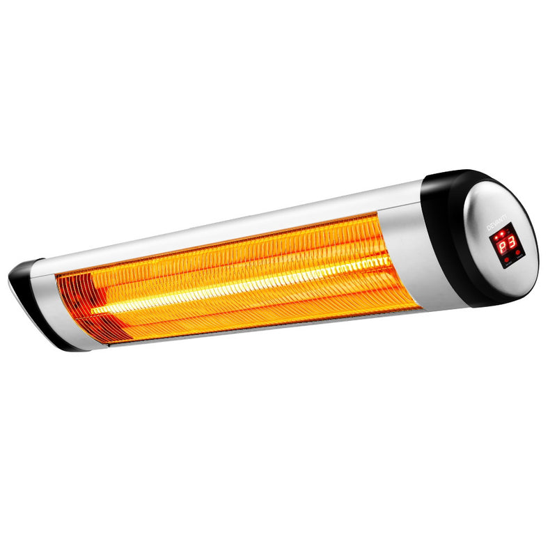Take on any challenge with Danoz Direct - Devanti Electric Strip Heater! This powerful 2000W radiant heater provides instant warmth