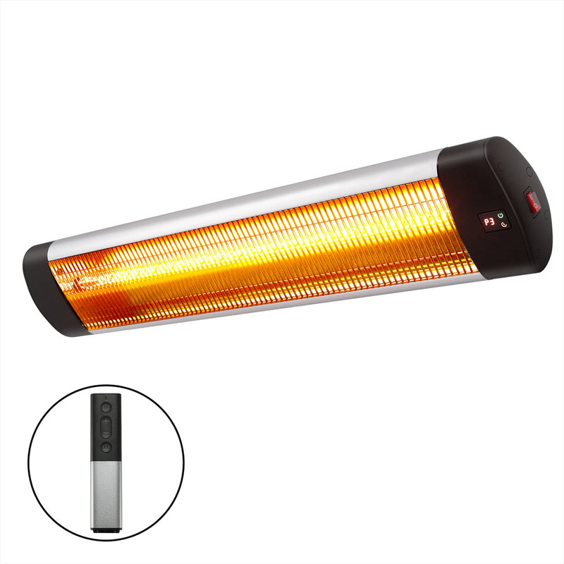 Danoz HeatingSmart Devanti Radiant Strip Heater 🔥 | Double the Power, Double the Warmth! | 3000W | Wall-Mount | 24Hr Timer | Remote