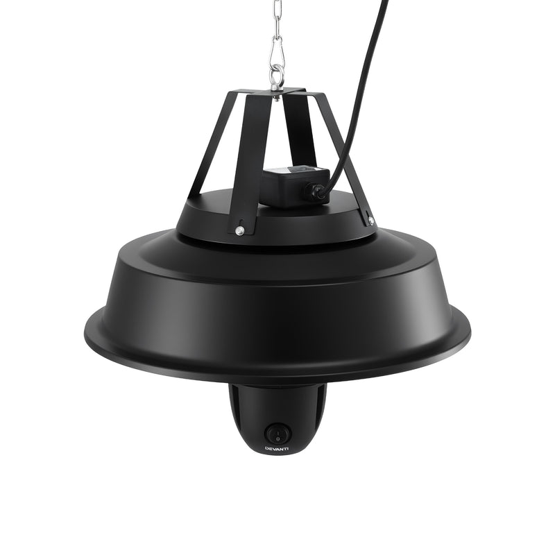 Danoz HeatingSmart - Devanti 2000W Electric Patio Heater Ceiling Mounted Hanging Heaters Remote