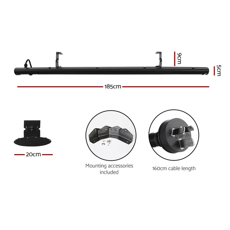 Danoz HeatingSmart - Devanti Electric Radiant Strip Heater Outdoor 3200W - Super Deals!