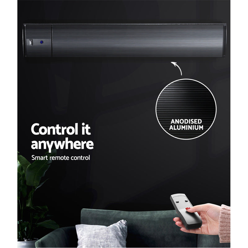 Danoz HeatingSmart - Devanti Electric Radiant Strip Heater Outdoor 3200W - Super Deals!