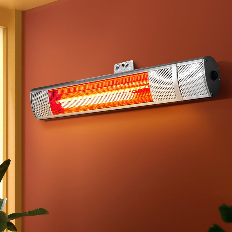Danoz Direct - Efficiently heat up any room with the Devanti Electric Strip Heater Infrared Radiant Heaters 2000W. With its powerful 2000W heating capacity