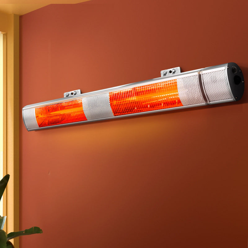 Danoz HeatingSmart - Devanti Electric Strip Heater Infrared Radiant Heaters 3000W - Nice Deals!