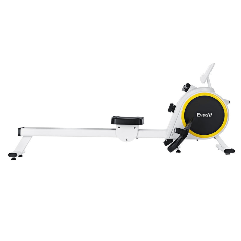Danoz Fitness - Everfit Rowing Machine 16 Levels Magnetic Rower Home Gym Cardio Workout - Incl. Delivery