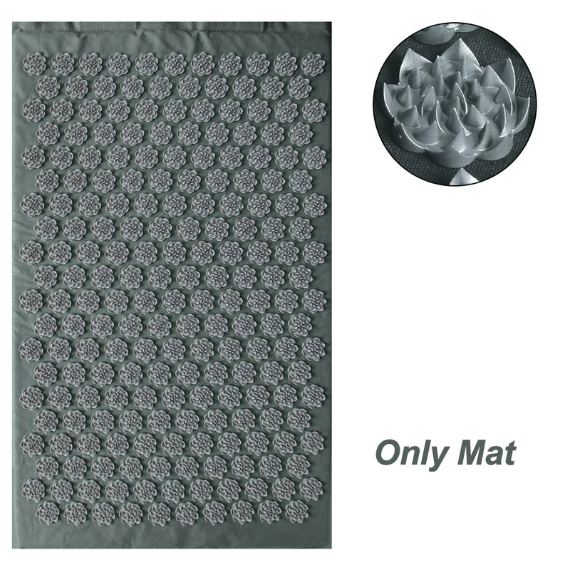 🧘 Danoz MassageSmart | Acupressure Mat & Pillow Set | Relieve Back Pain, Stress & Tension | Kuznetsov Spike Mat | Yoga & Pilates