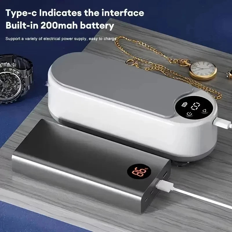 Danoz VisionSmart – See Clearly & Shine Bright! Wireless High-Frequency Ultrasonic Glasses Cleaner – Multi-Purpose Eyewear Cleaning Machine – Buy 1 Get 1 More! 👓✨🧹