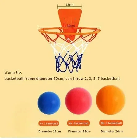 Danoz Sports - SilentBounch - Indoor Silent Basketball, High Density Foam Material Kida & Adults Ball - Free Carry Net