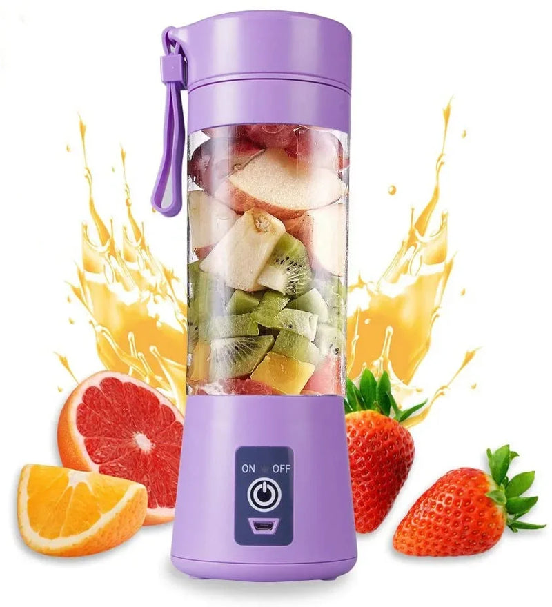 Danoz BlendSmart Blend'n'Go Portable Juicer Blender 🍹 | USB Rechargeable | 6-Blade Powerful Motor | 4000mAh Battery | Smoothies, Juice & Baby Food | Buy 1 Get 1 More!