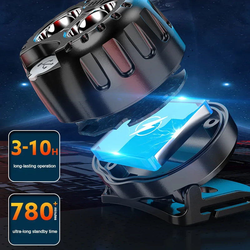 Brighten your outdoor adventures with Danoz LED Headlamp - Buy 1 Get 1 Free!