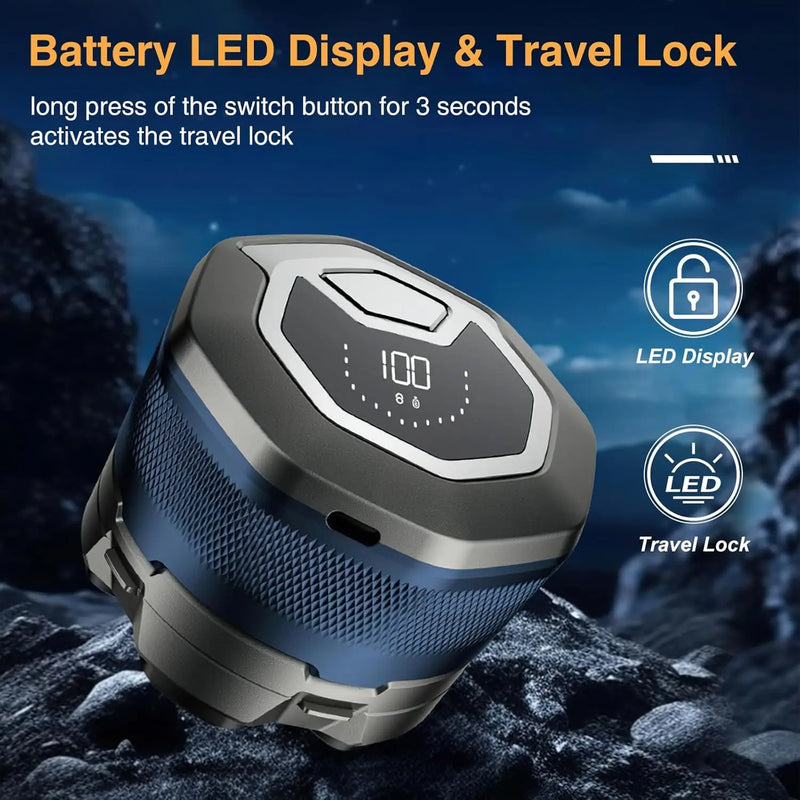 Experience effortless grooming with the Danoz Titanium Electric Head/Face SuperShaver, engineered for precision and comfort. Super Quality, USB Rechargeable!