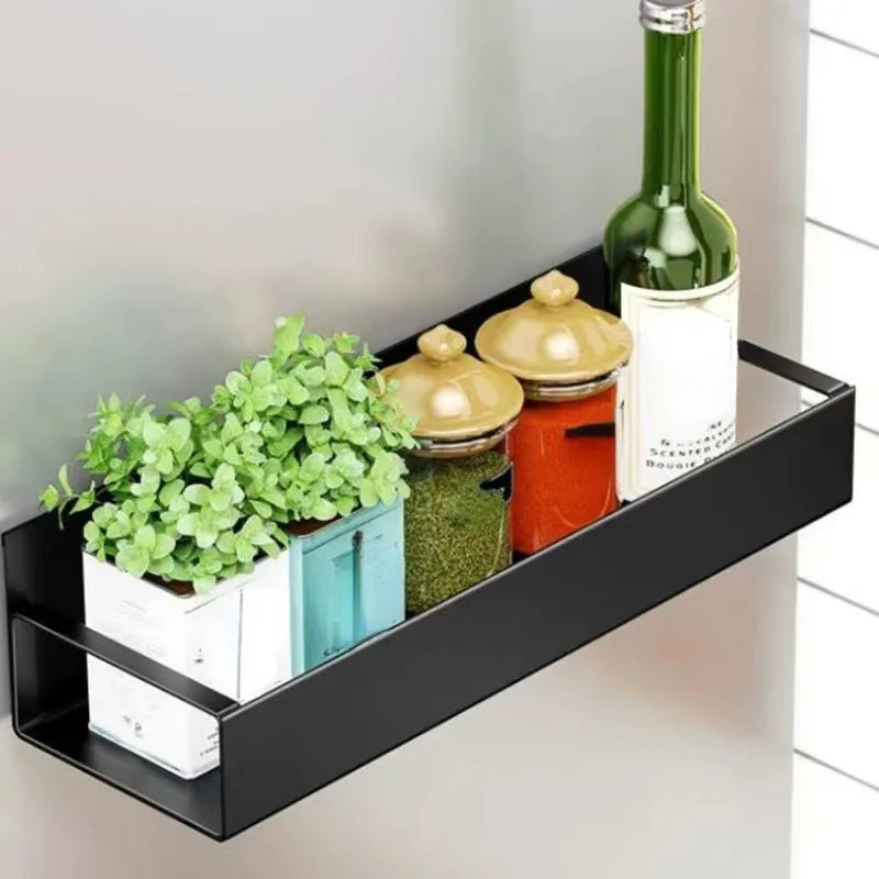 Danoz StoreSmart – Stick, Store & Organise! Magnetic Side Hanging Storage Shelf for Fridge, Washing Machine & Kitchen – Multifunctional, Space-Saving & Super Handy! 🧲✨
