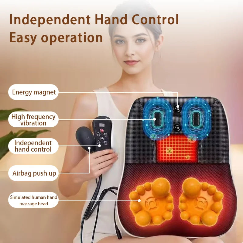 Danoz MassageSmart 💪 | Electric Shiatsu Neck & Back Massage Pillow | Heating | Cervical Traction | Car & Home | 5 Models | Free Postage!