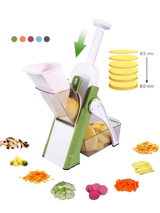Danoz Direct - Effortlessly create perfect slices and dices with the Danoz Direct 5-in-1 vegetable cutter - Free Postage
