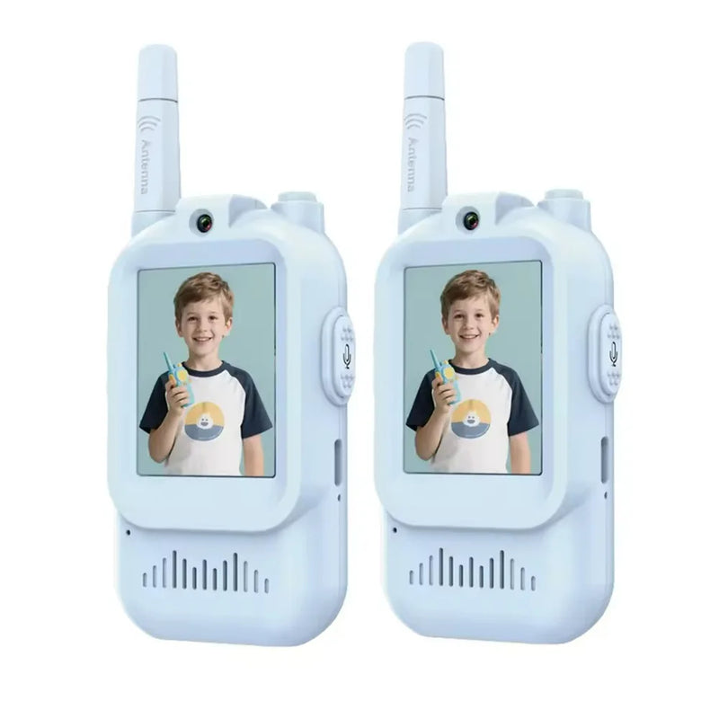 Danoz KidSmart – Talk, See & Adventure Together! USB Rechargeable Magecam Video Walkie Talkies for Kids – 2 Pack with HD Screen, One-Click Call & Fun Voice Effects – Buy 1 Get 1 More! 🎙️📹🎉