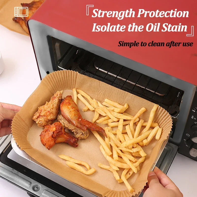 Make your cooking a breeze with Danoz Kitchen’s disposable air fryer paper Tray's! This non-stick, oilproof is perfect for any Air Fryer cooking!
