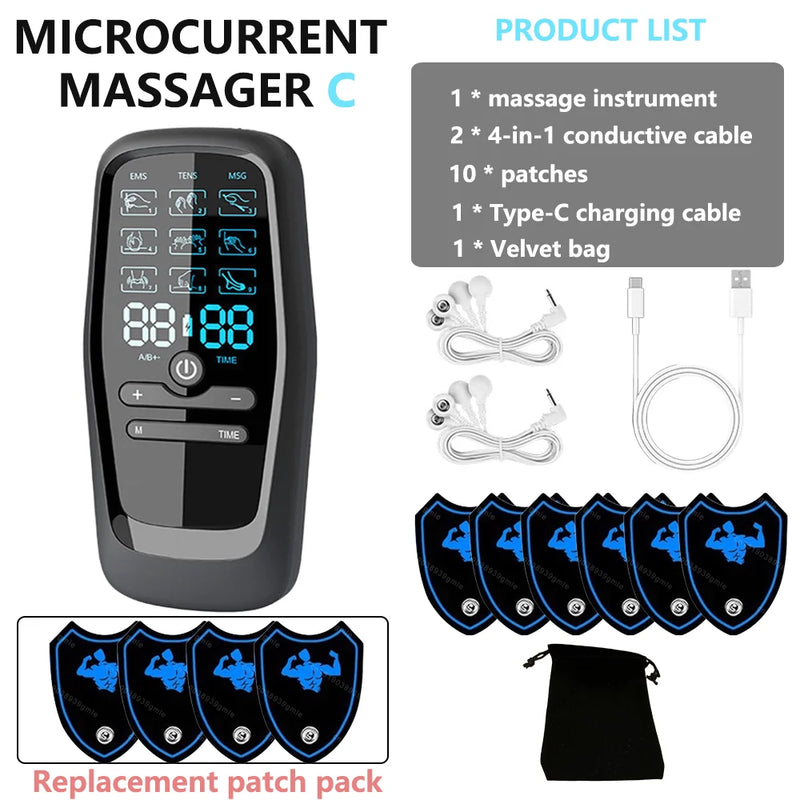 Danoz HealthSmart - Physiotherapy Tens Muscle Stimulator Electric Ems Acupuncture Body Massage Digital Therapy Machine Electro Stimulator