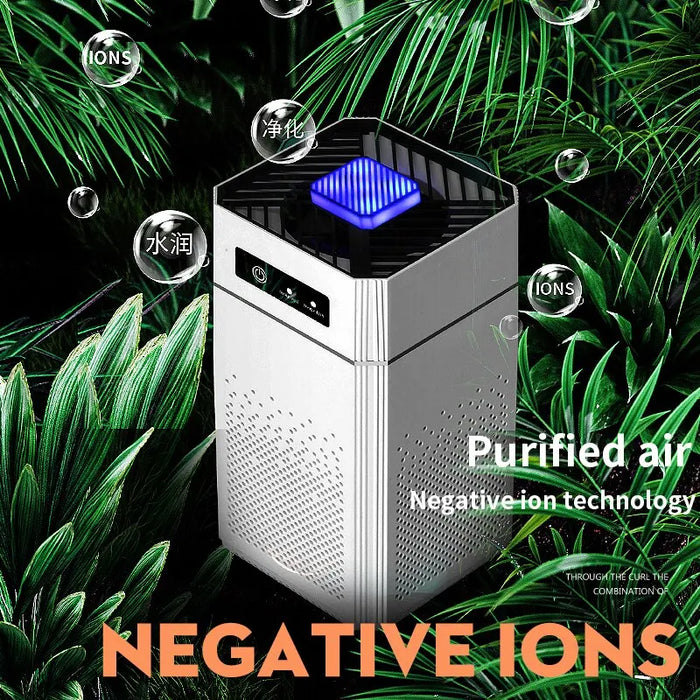 Transform your indoor air quality with Danoz Direct's Smart Air Purifier! Negative ions and H12 HEPA filtration ensure purer air,