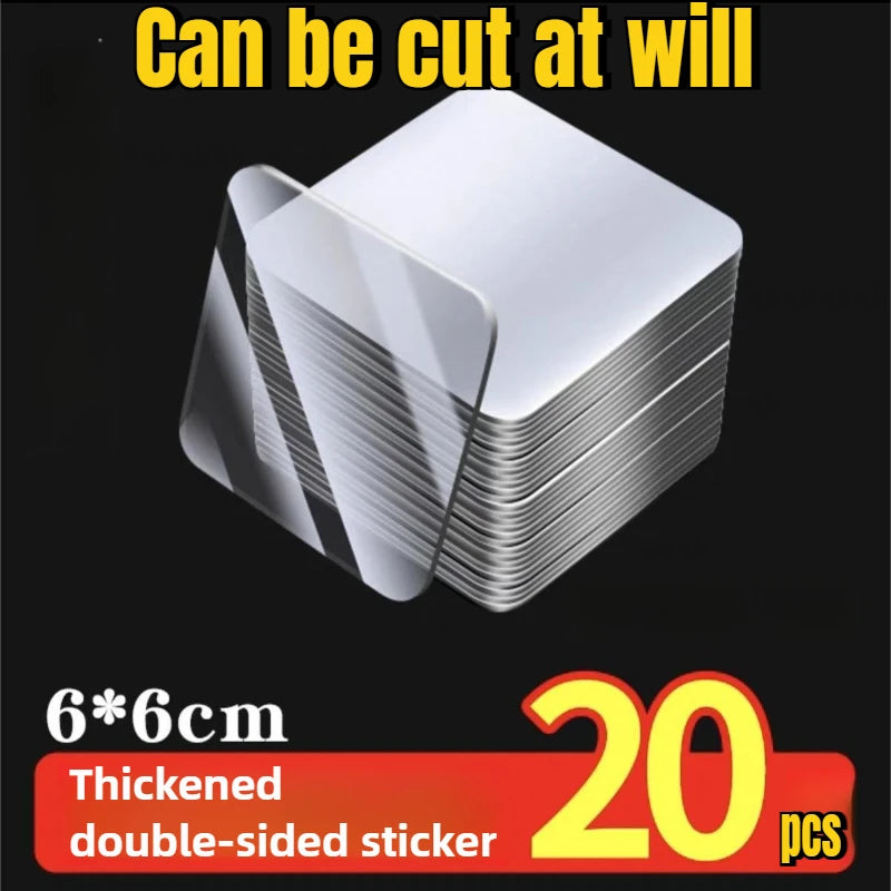Danoz NanoMagic, Double Sided Adhesive Tape, Reusable Super Strong Transparent Wall Stickers Waterproof Widely Used Wall Mount Sticker