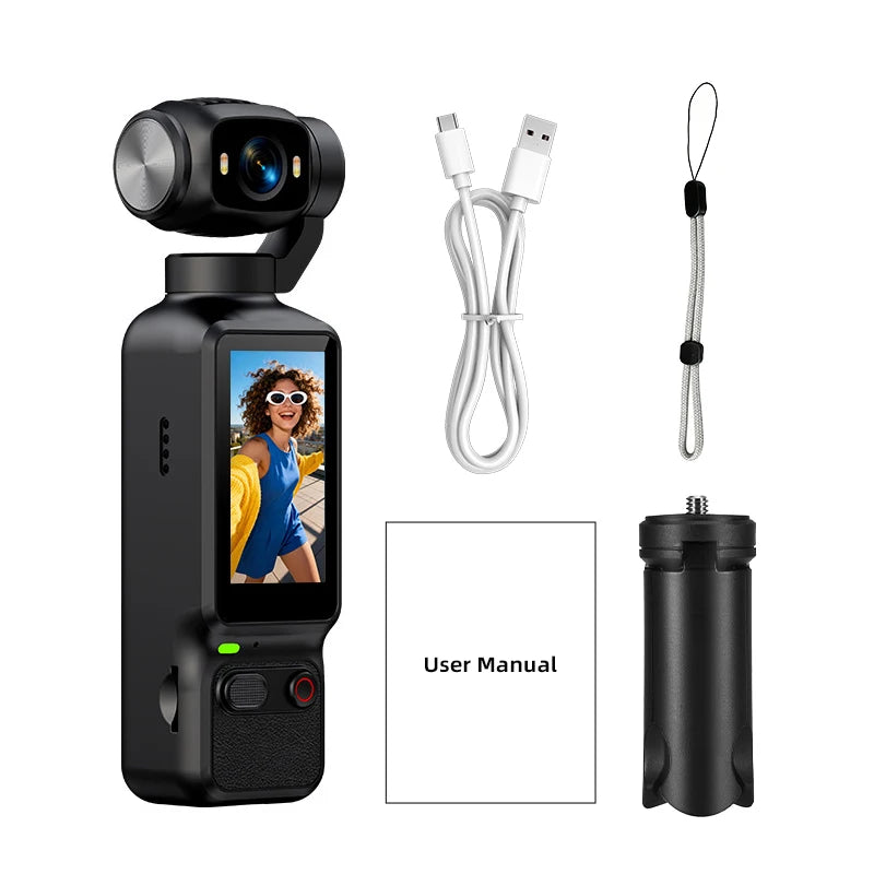 🎥 Danoz CamSmart | Ourlife 4K Action Camera | 180° Rotatable Lens | 1.97" Screen | 10MP | 1800mAh | Built-in Mic | CE & RoHS | YouTube & Vlog Ready | 5 Colours