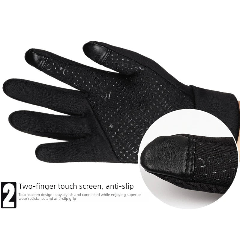 Danoz WinterSmart - Polyester USB Heated Gloves Waterproof Reusable Rechargeable Gloves Non-Slip Adjustable Touchscreen Gloves& Mittens for Winter